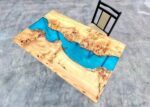 Premium 4 Seater Dining Table - Epoxy Resin & Wood