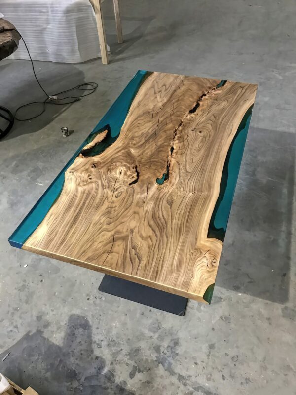 Wooden Dining Table - Epoxy Resin
