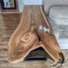 Live Edge Coffee Table - Epoxy Resin and Wood (Loft Style)