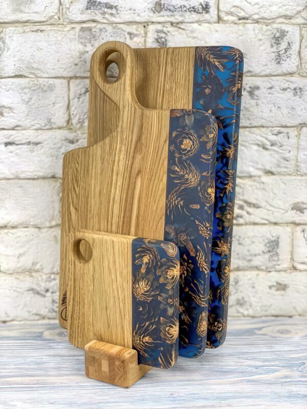 Resin & Wood Cutting Board Set of 3