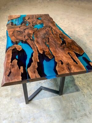 6 Seater Resin Dining Table