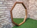 Decorative Wall Mirror - Teak Wood