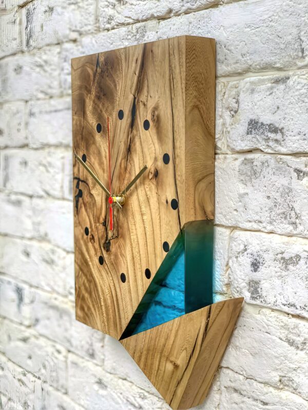 Resin Wall Clock for Living Room