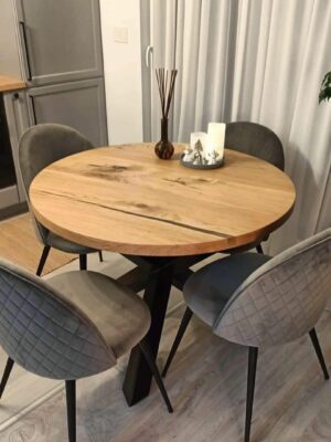 Dining table set 4 seater - Epoxy resin