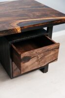 Office table with drawers - Epoxy resin