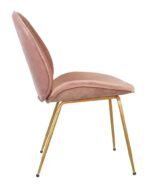 Pink Velvet Dining Chair - BlushGlam