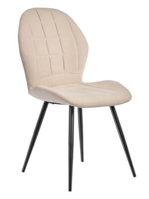 White-fabric-dining-chair-ChicNoir