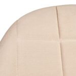 White Fabric Dining Chair - ChicNoir