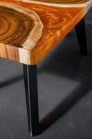 Rectangular Wooden Coffee Table - Epoxy Resin