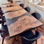 Dining Table Set For 8 - Epoxy Resin