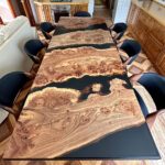 Dining Table Set For 8 - Epoxy Resin