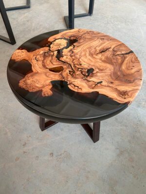 Solid Wood Coffee Table - Epoxy Resin