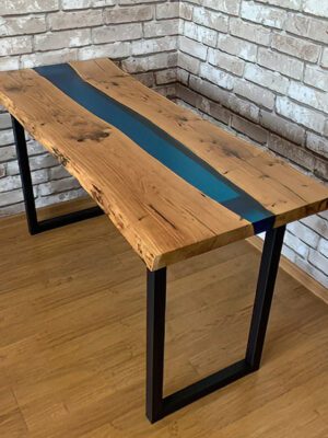 Wooden Console Table - Epoxy Resin