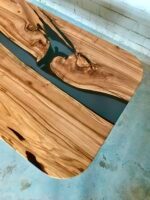 Teak Wood Centre Table - Epoxy Resin