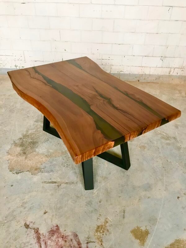 Wooden New Design Of Center Table - Epoxy Resin