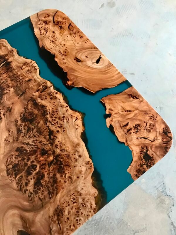 Solid Wood Centre Table - Epoxy Resin