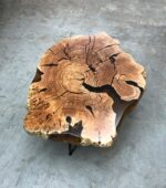 Wooden Live Edge Table - Epoxy Resin