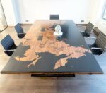 Modern Conference Room Table - Epoxy resin