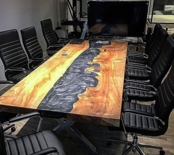 10 Seater Conference Table -Epoxy Resin