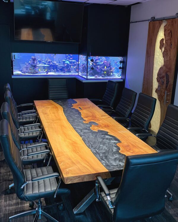 10 Seater Conference Table -Epoxy Resin