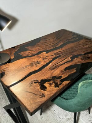 Wooden Table For Study -Epoxy Resin