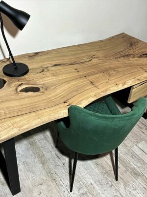 Hardwood Study Desk - Epoxy Resin