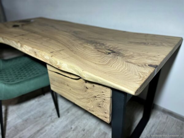 Hardwood Study Desk - Epoxy Resin