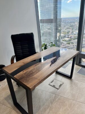 Desktop Table For Office - Epoxy Resin