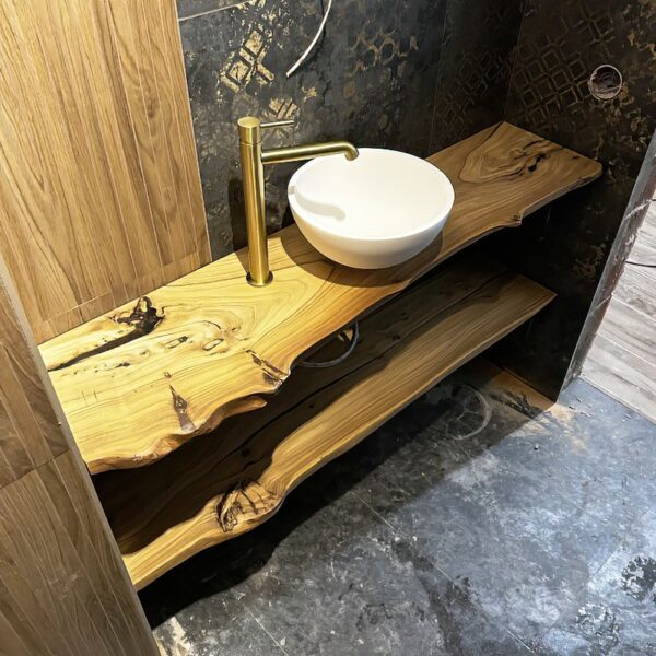 Luxury Wooden Sink Countertop - Epoxy Resin