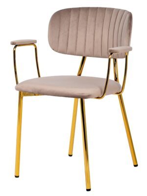 Gold Velvet Dining Chair - RegalGold
