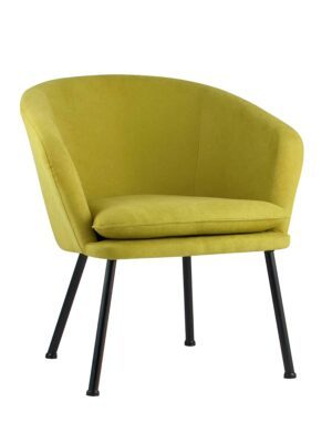 Lime Green Fabric Dining Chair - CitrusSplash